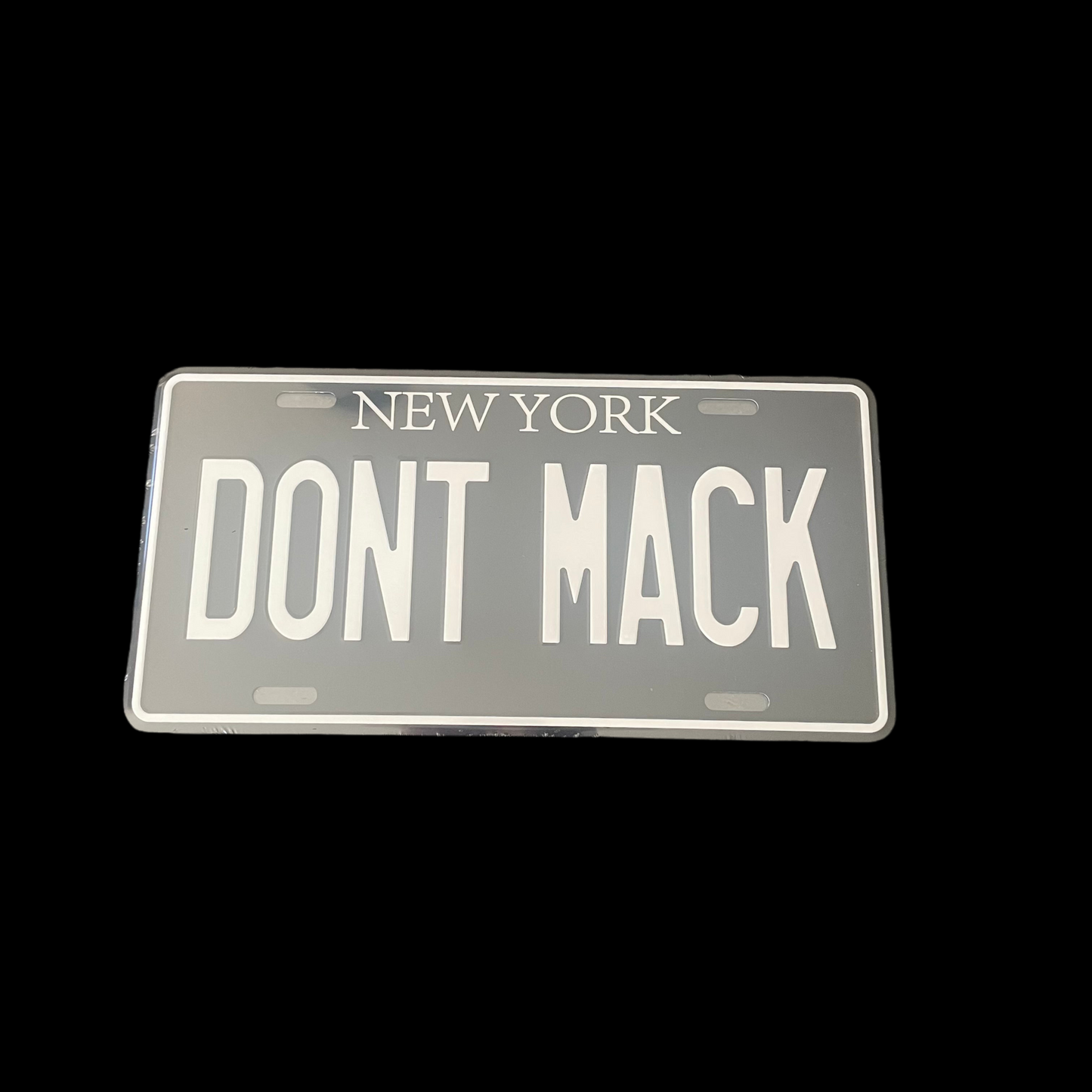 New York Dont Mack Plate