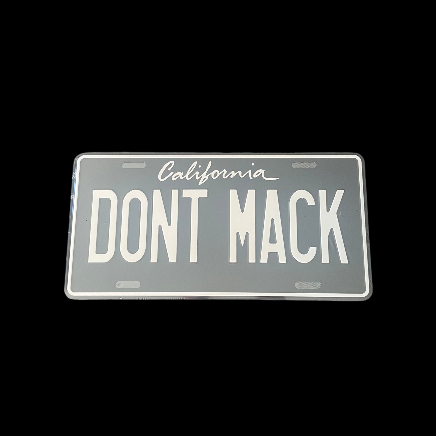 California Dont Mack Plate