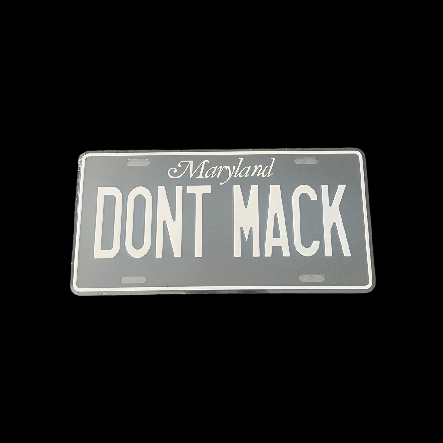 Maryland Dont Mack Plate